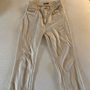Nasty Gal Cream Jeans